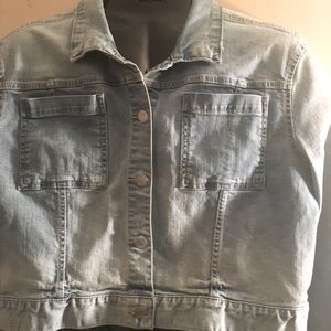 a n a. Women’s cropped denim jacket